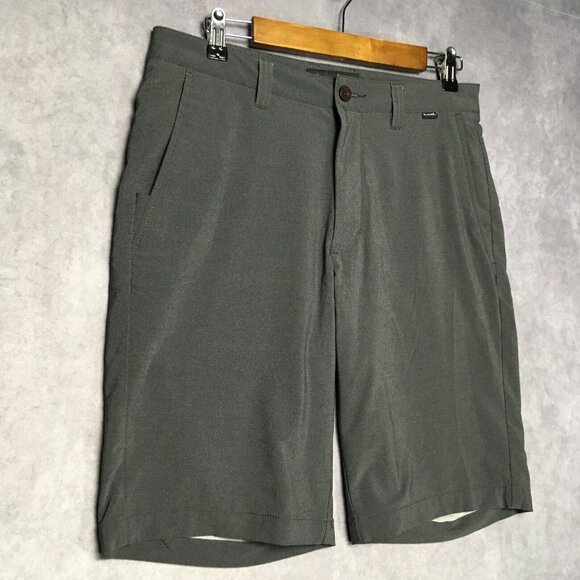 Travis Matthew Mens Golf Shorts size 32 Gray Flat Front Nylon Poly Stretch - Picture 6 of 12